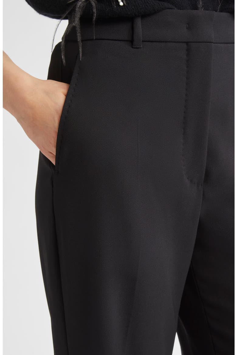 Verbena Virgin Wool Trousers, Alternate, color, BLACK