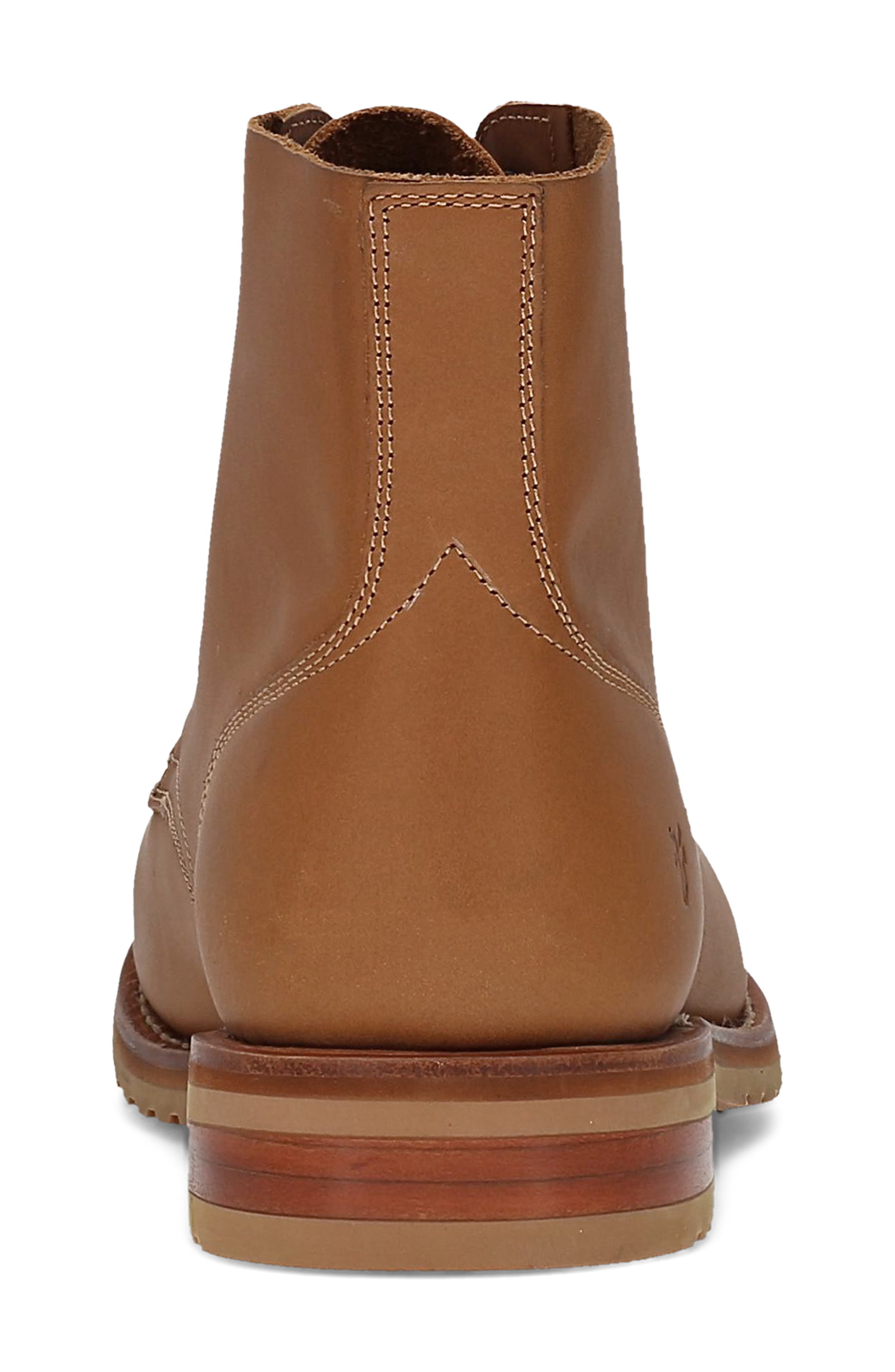 Frye Barrett Lace-Up Boot, Alternate, color, Golden Rod