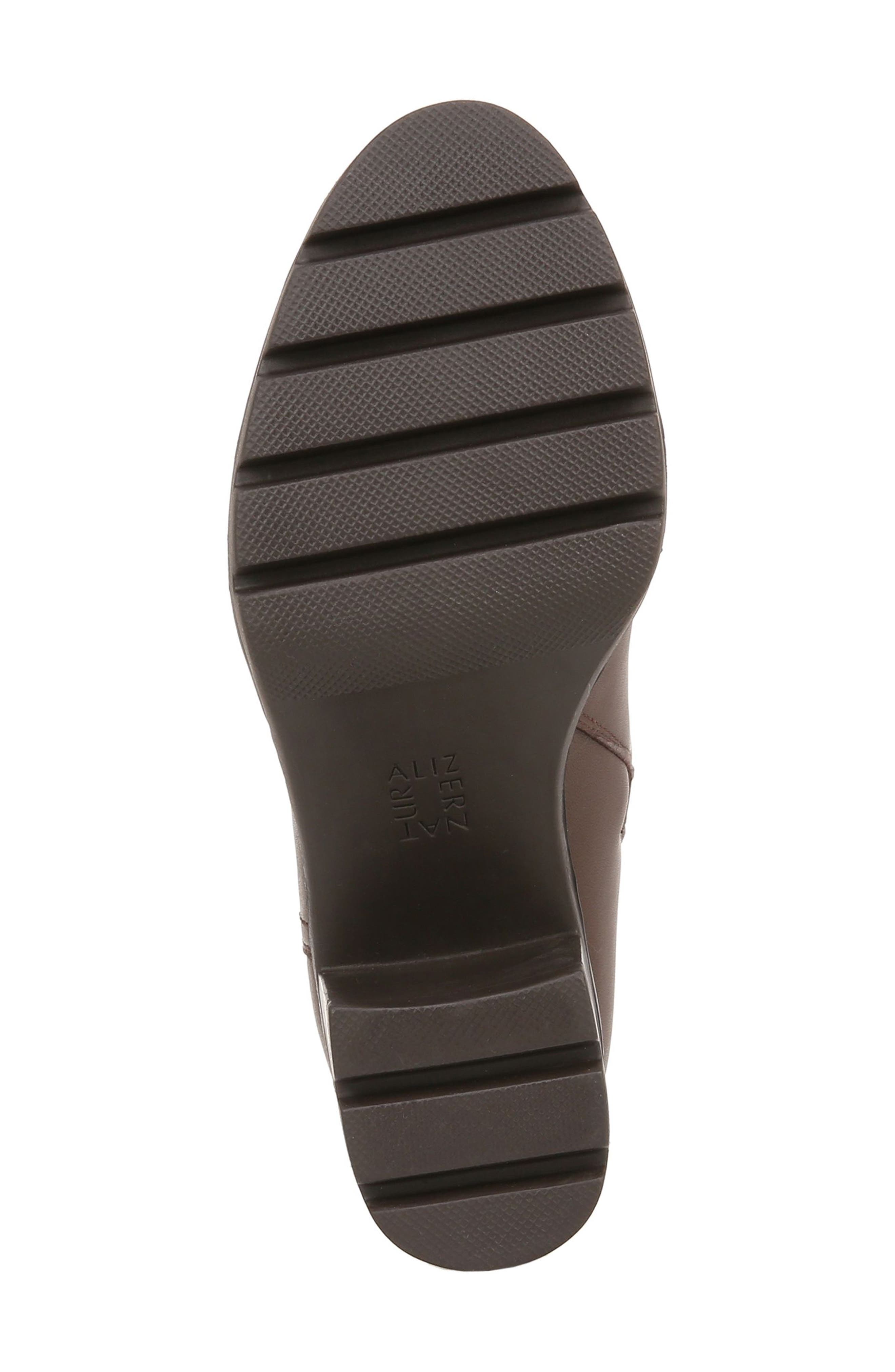 Naturalizer Verney Block Heel Waterproof Bootie, Alternate, color, Chocolate Leather Brown