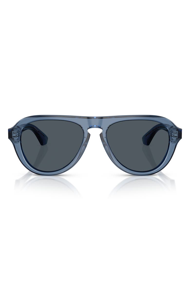 Burberry 55mm Pilot Sunglasses, Alternate, color, 