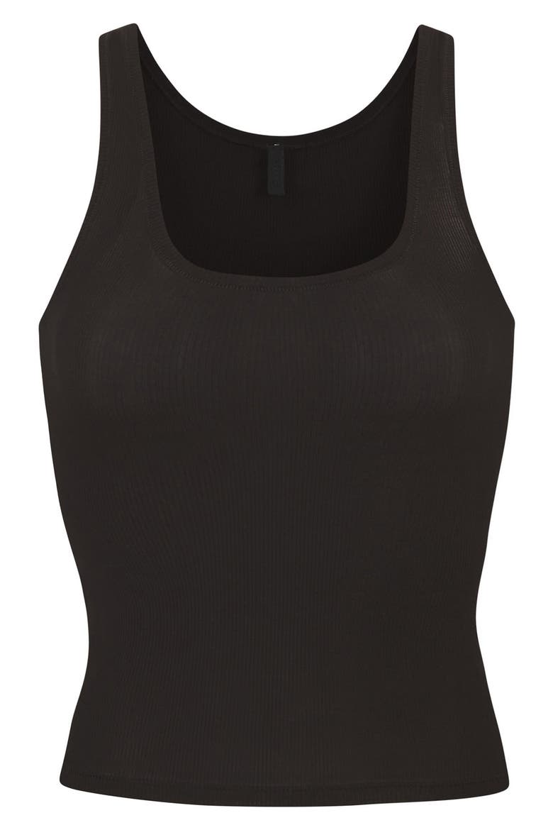 Soft Lounge Tank, Alternate, color, ONYX