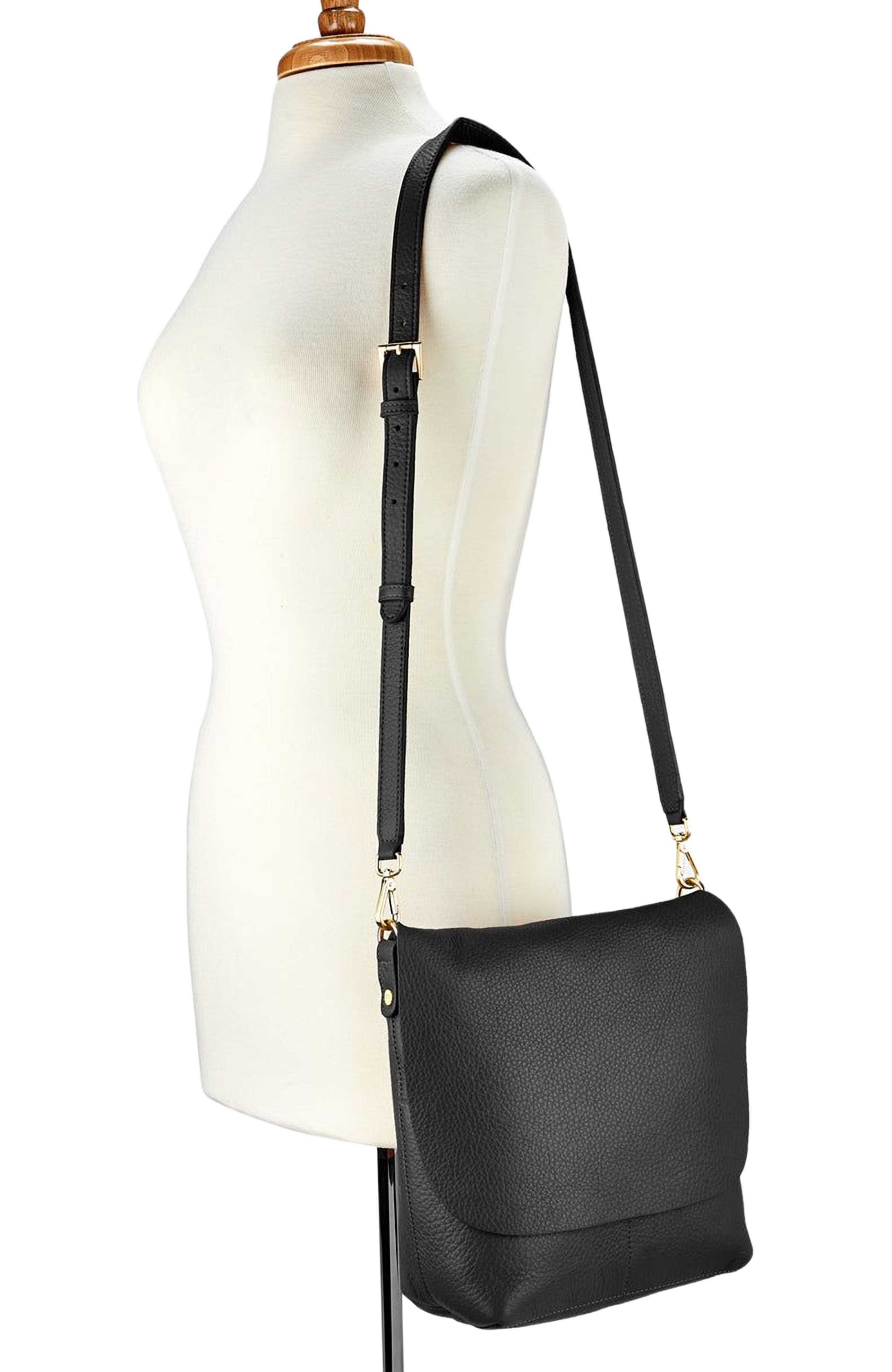 GiGi New York ANDIE CROSSBODY, Alternate, color, Black