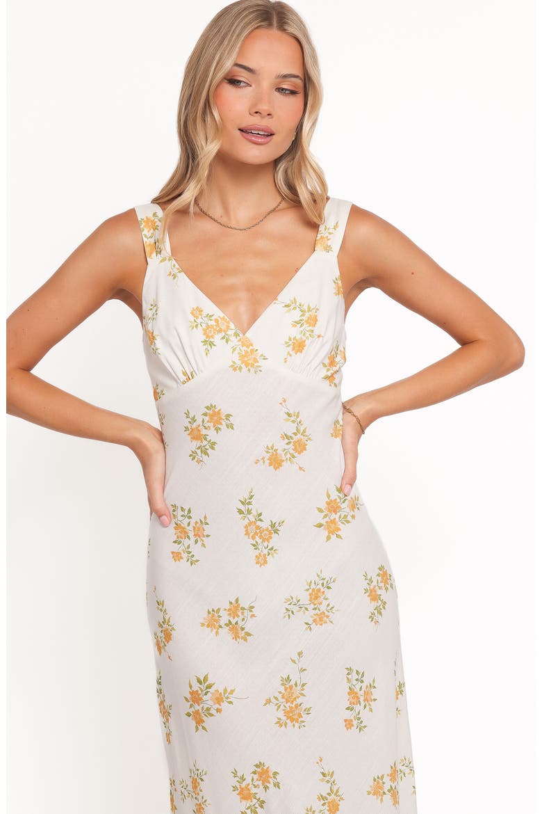 Zinnia Allover Print Sundress, Alternate, color, YELLOW FLORAL