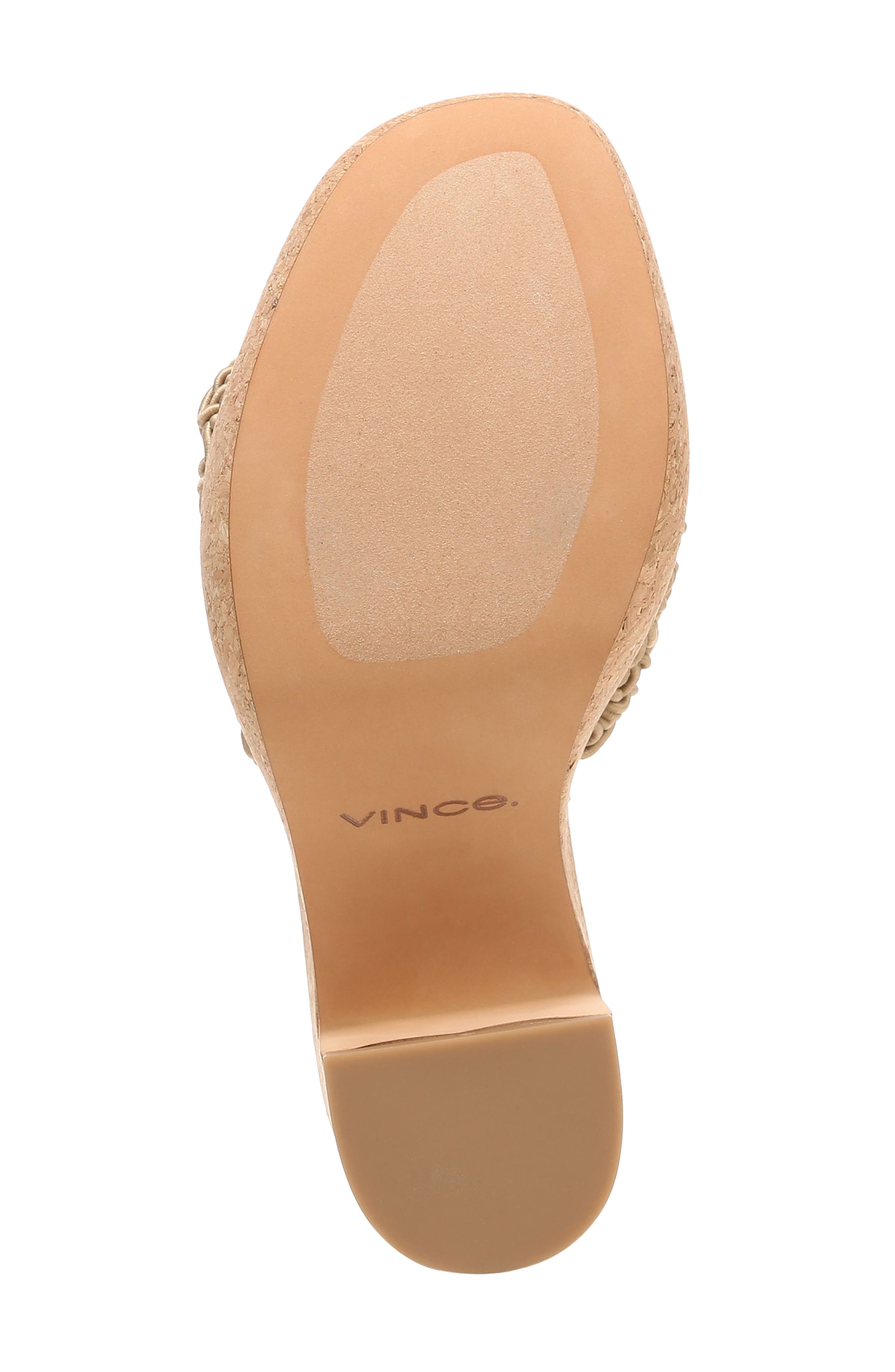 Vince Nicki Platform Slide Sandal, Alternate, color, Sand