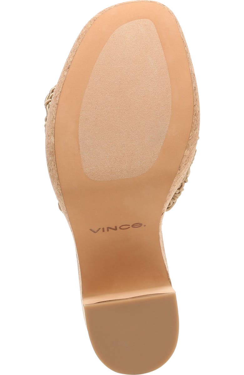 Vince Nicki Platform Slide Sandal, Alternate, color, Sand