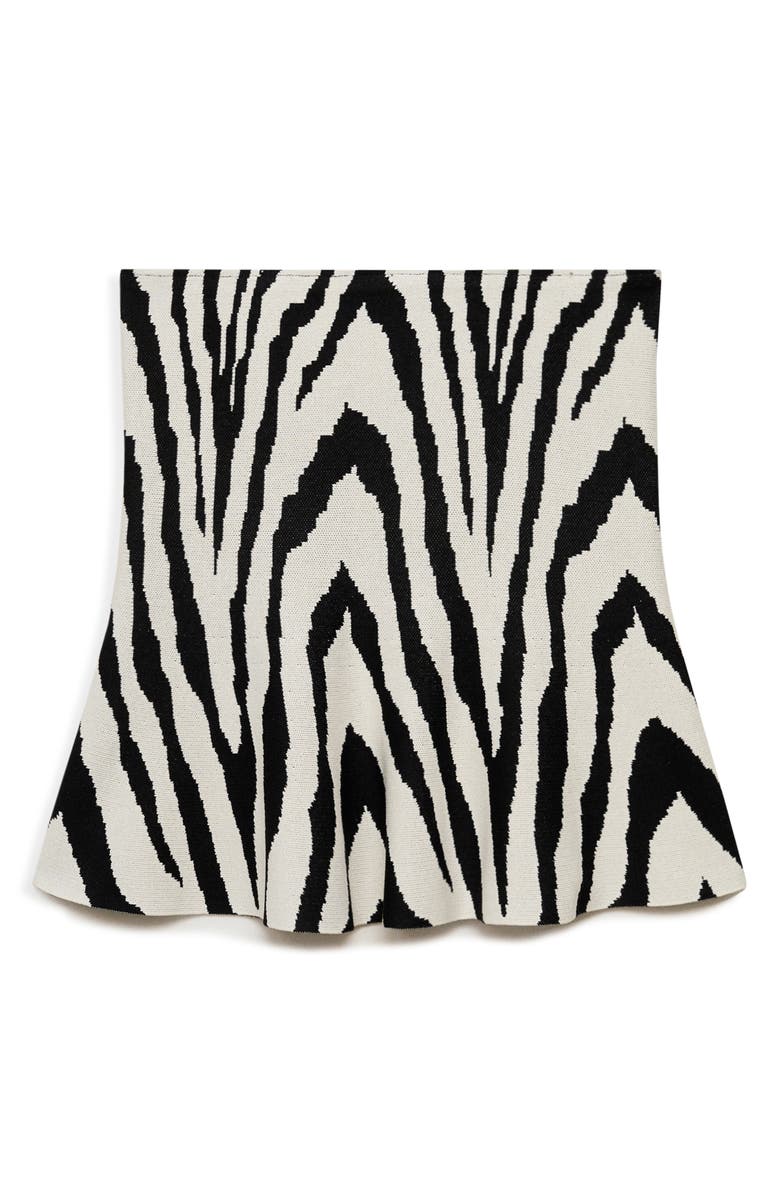 MANGO Strapless Knit Top, Alternate, color, 