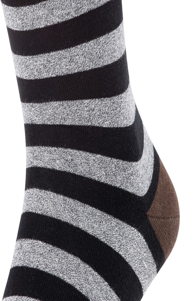 Falke Sensitive Mapped Line Crew Socks, Alternate, color, Henne