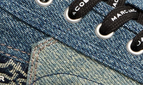 Marc Jacobs The Sneaker In Indigo Multi