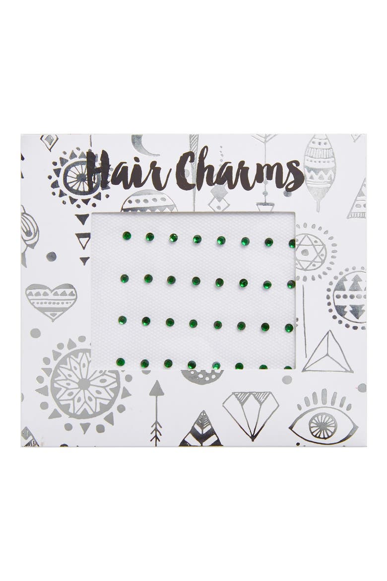 Hair Charms, Main, color, GREEN