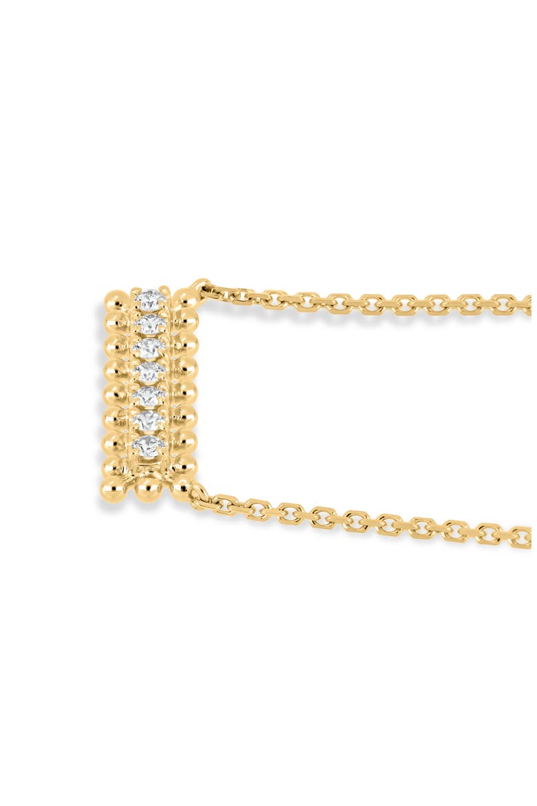 Florentine Diamond Bar Pendant Necklace, Alternate, color, 18K YELLOW GOLD