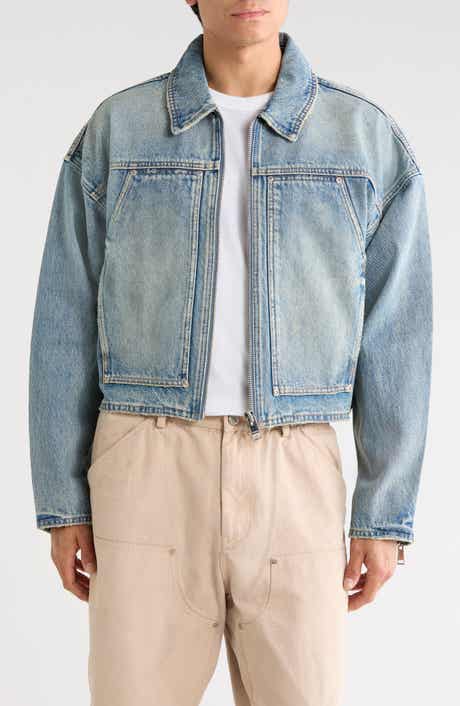 PURPLE BRAND Cropped Carpenter Jacket