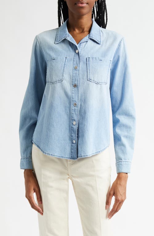 L Agence L'agence Isla Denim Shirt In Lozano