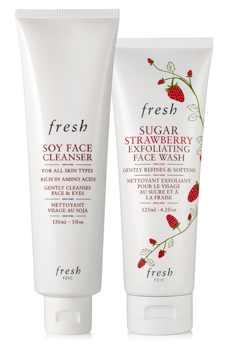 Full Size Face Cleanser Set, Main, color, NO COLOR