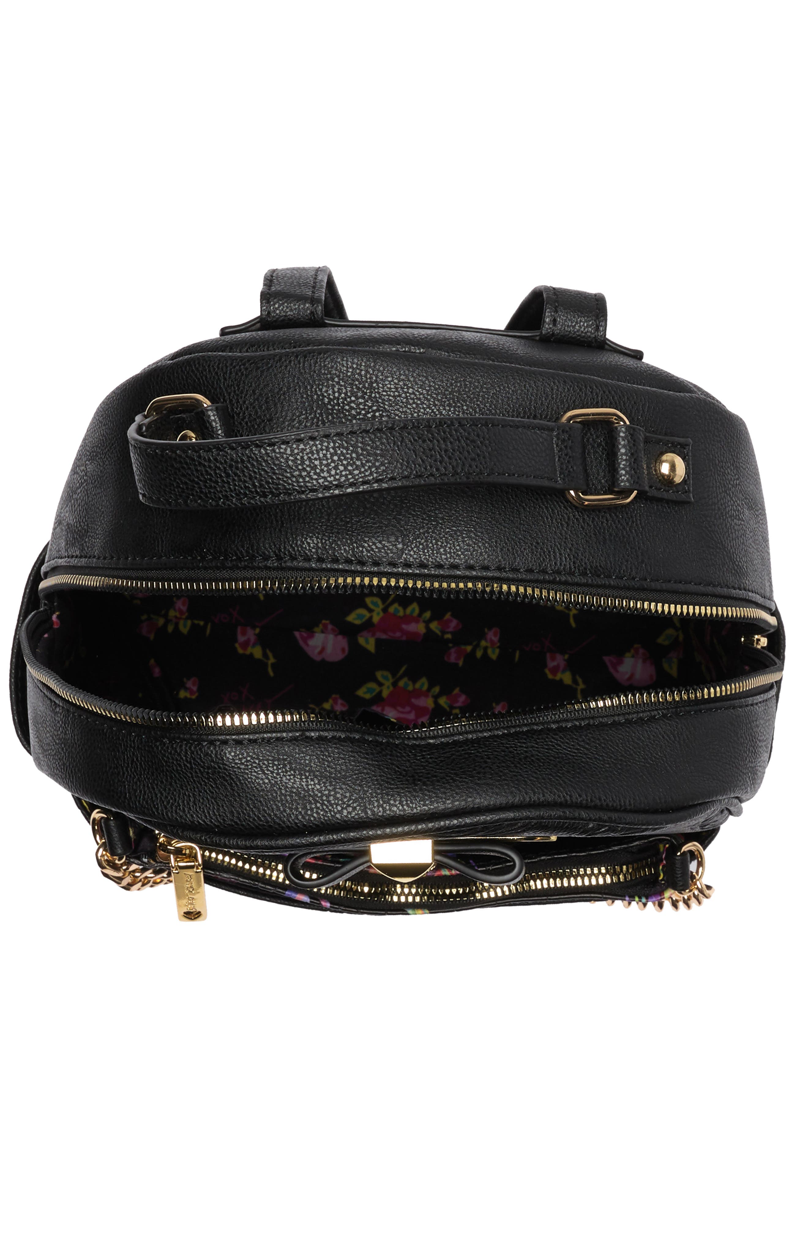 Betsey Johnson Sonya Floral Backpack & Pouch Set, Alternate, color, 