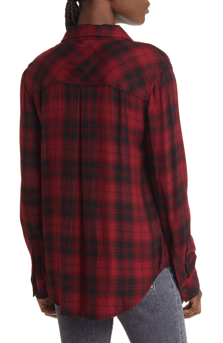 Rails Hunter Plaid Button-Up Shirt, Alternate, color, 