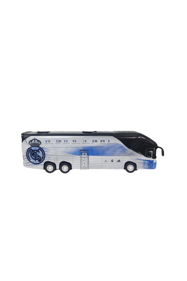 Soccer Team Bus Real Madrid, Alternate, color, White