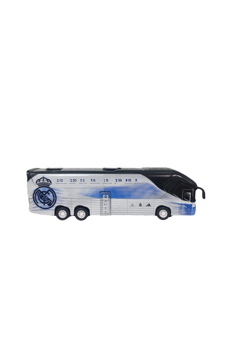 Banbo Toys Soccer Team Bus Real Madrid, Alternate, color, White