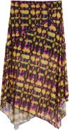 Desigual Geo Print Handkerchief Hem Skirt