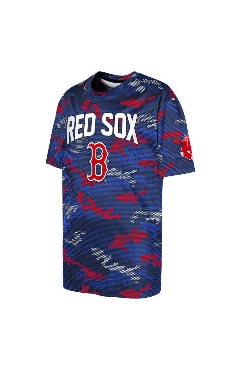 Outerstuff Youth Fanatics Branded Navy Boston Red Sox Trainer Tech T-Shirt, Alternate, color,