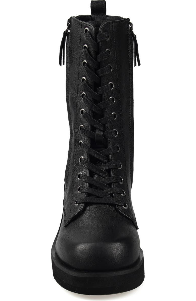 Candie's Lace-Up Boot, Alternate, color, Black