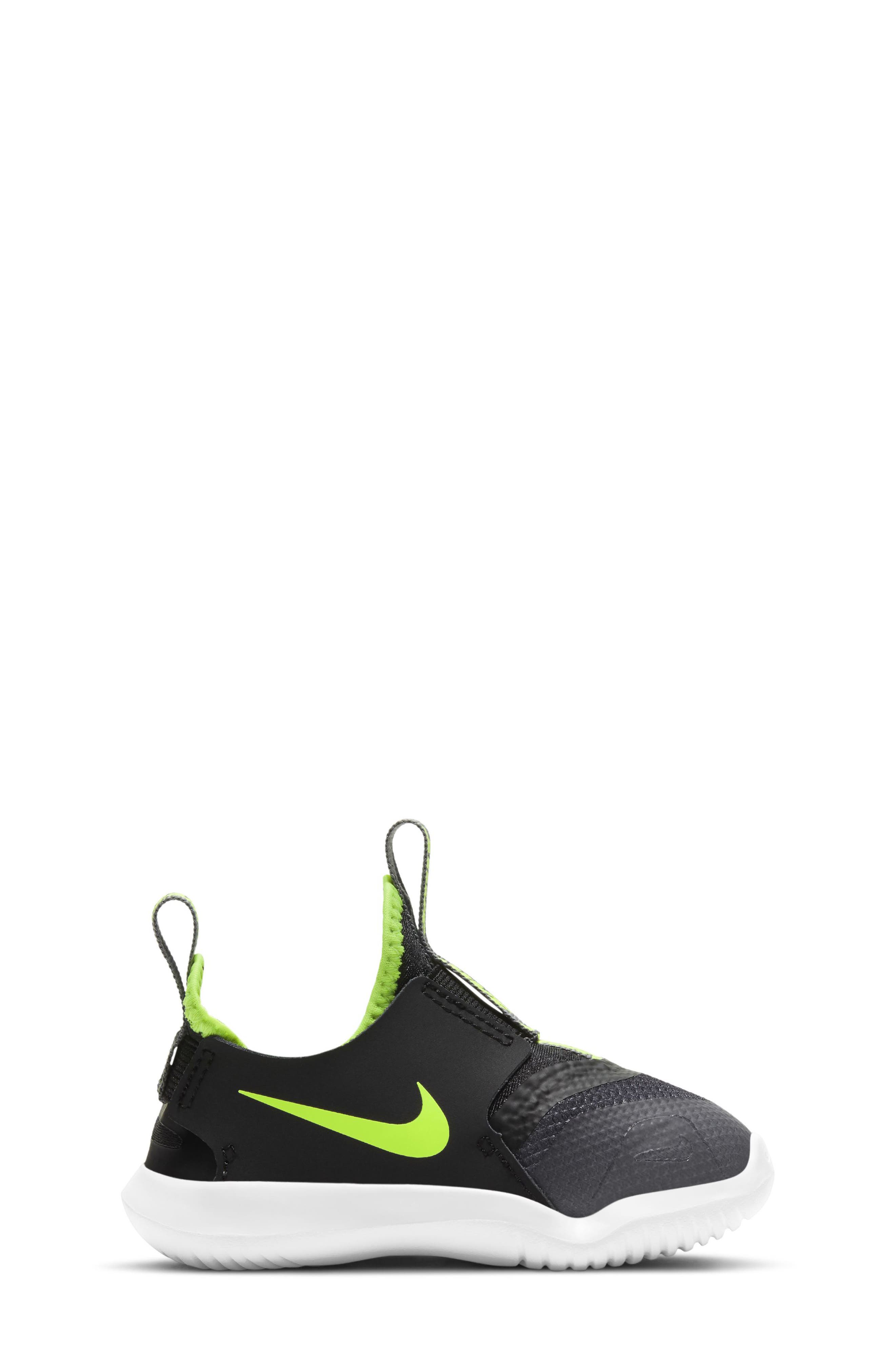 Flex Runner Slip-On Running Shoe, Alternate, color, SMOKE GREY/ VOLT/ BLACK