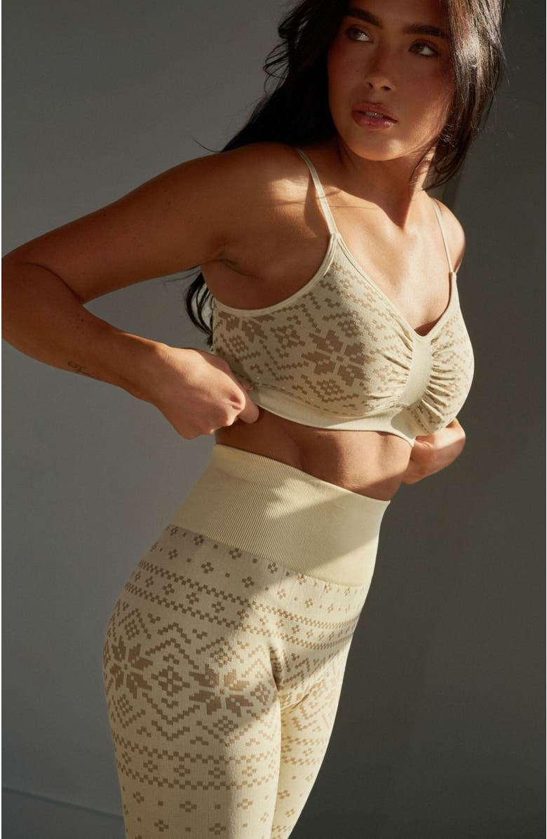 Vitality BaseLayer Cinch Bra, Alternate, color, Snowflake