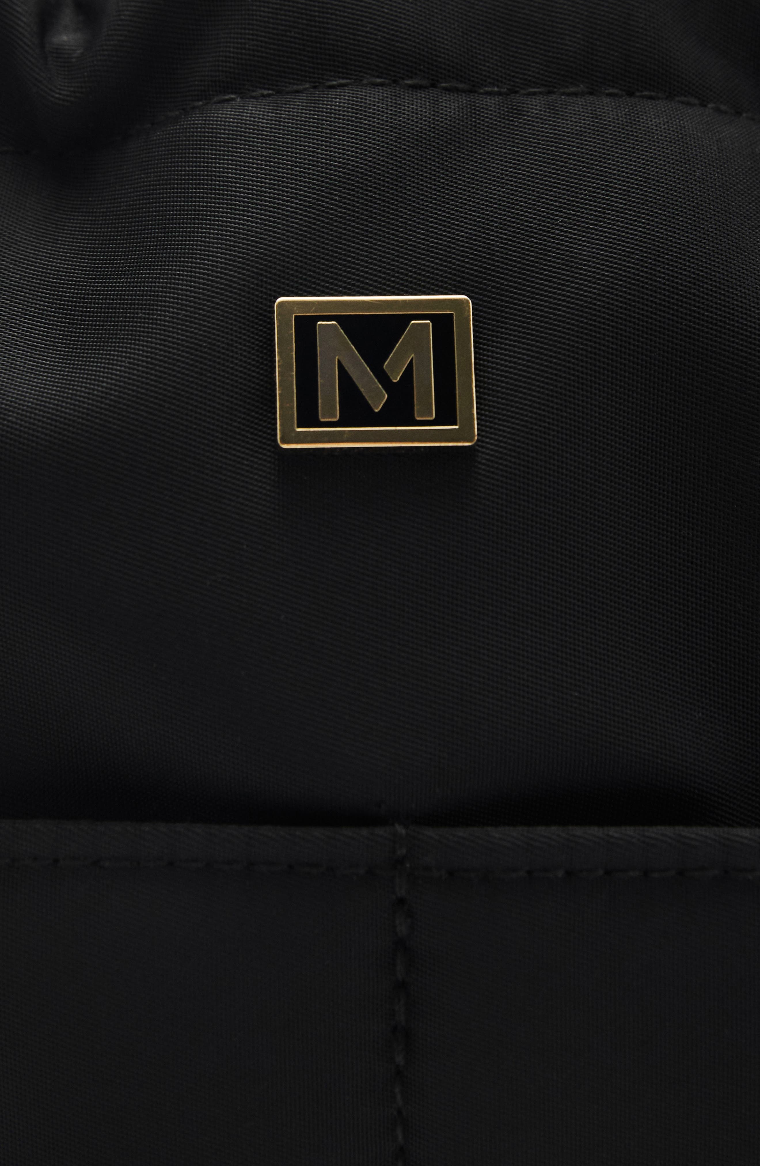 MANGO Nylon Toiletry Bag, Alternate, color, Black