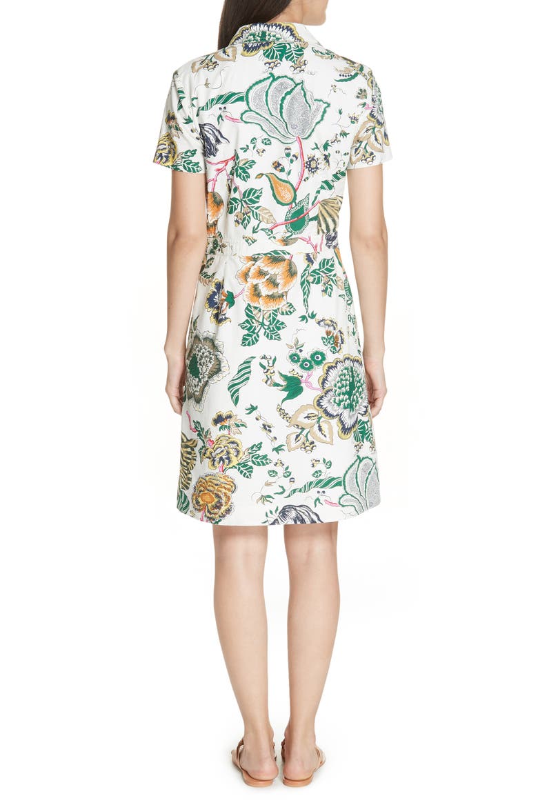 Tilly Floral Shirtdress, Alternate, color, IVORY HAPPY TIMES