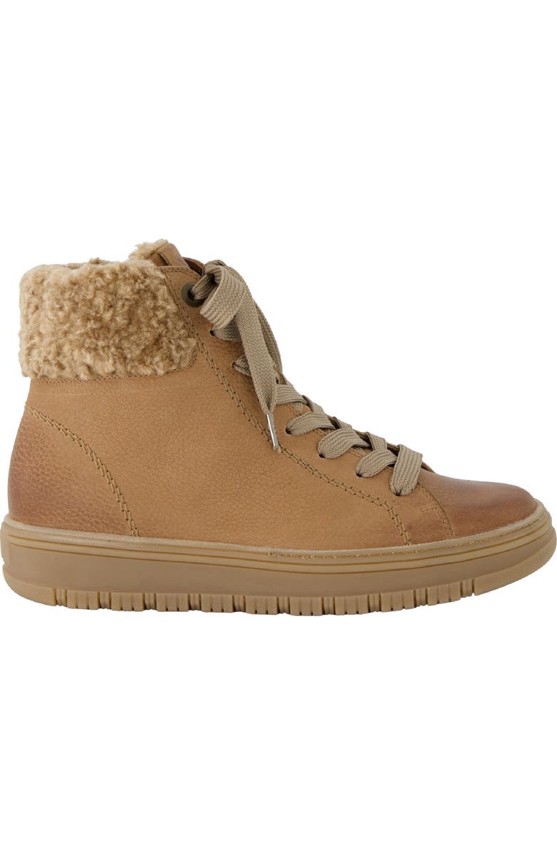 Paul Green Cambria High Top Sneaker, Alternate, color, Tan Grained Nubuck