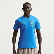 Nike Men's Nike Blue Brazil National Team 2026 Strike Dri-FIT Top