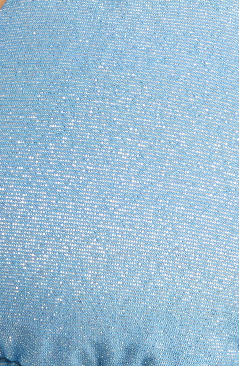 Vitamin A<sup>®</sup> Cosmo O-Ring Triangle Bikini Top, Alternate, color, Ocean Metallic