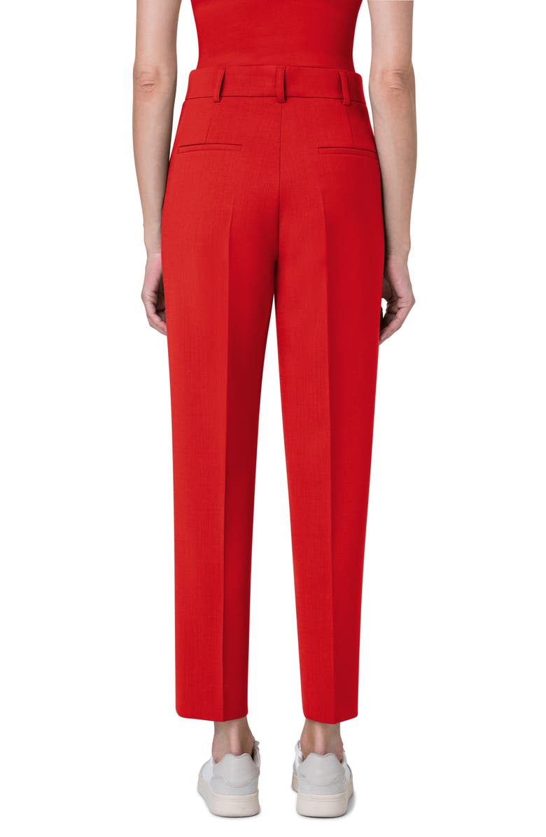 Akris punto Slim Leg Stretch Modal Pants, Alternate, color, 