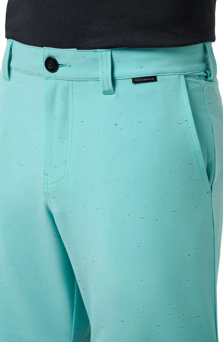 TravisMathew Fun Factor Shorts, Alternate, color, Bright Aqua