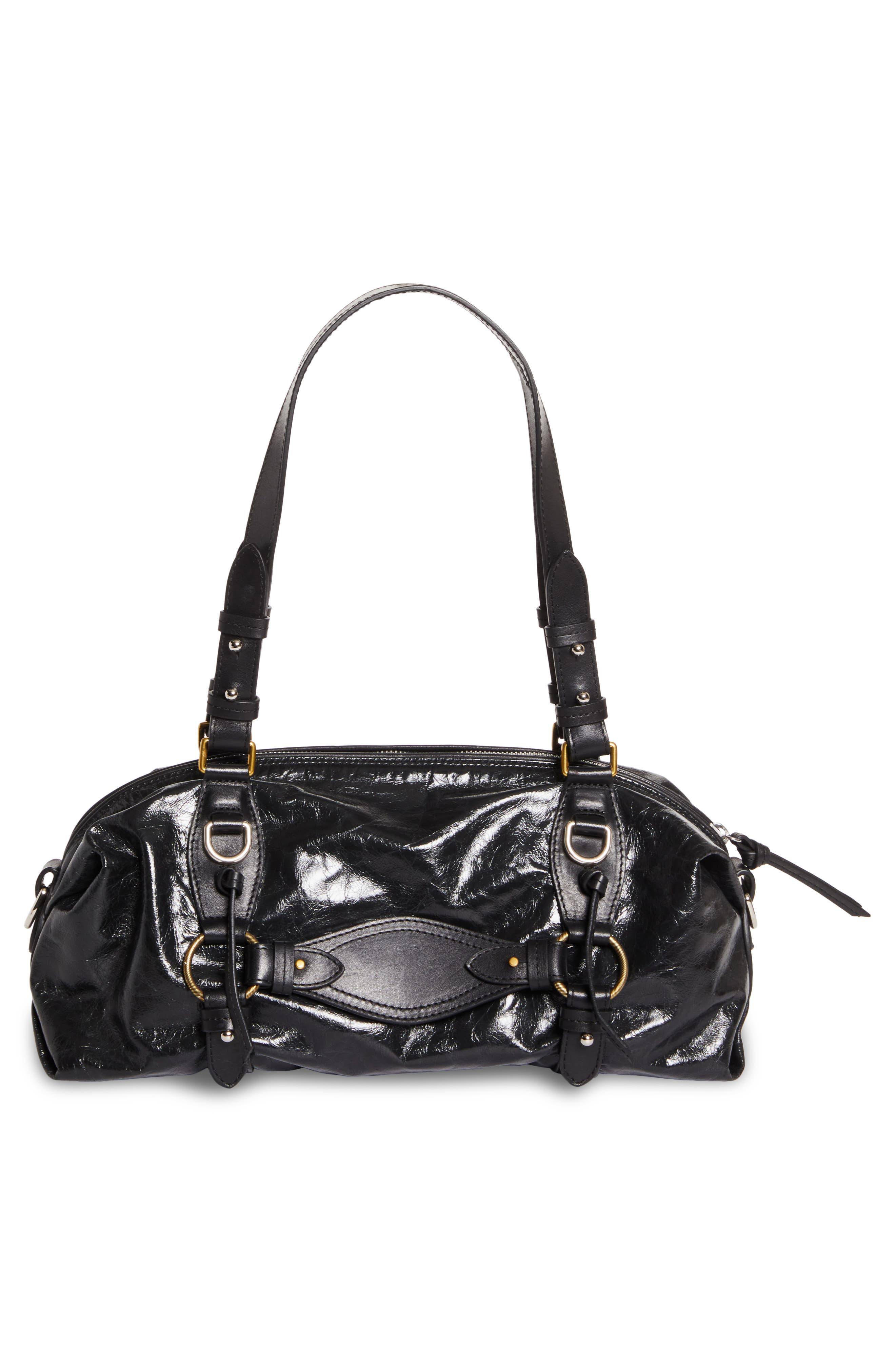 Mini Tilpa Leather Bag, Alternate, color, BLACK