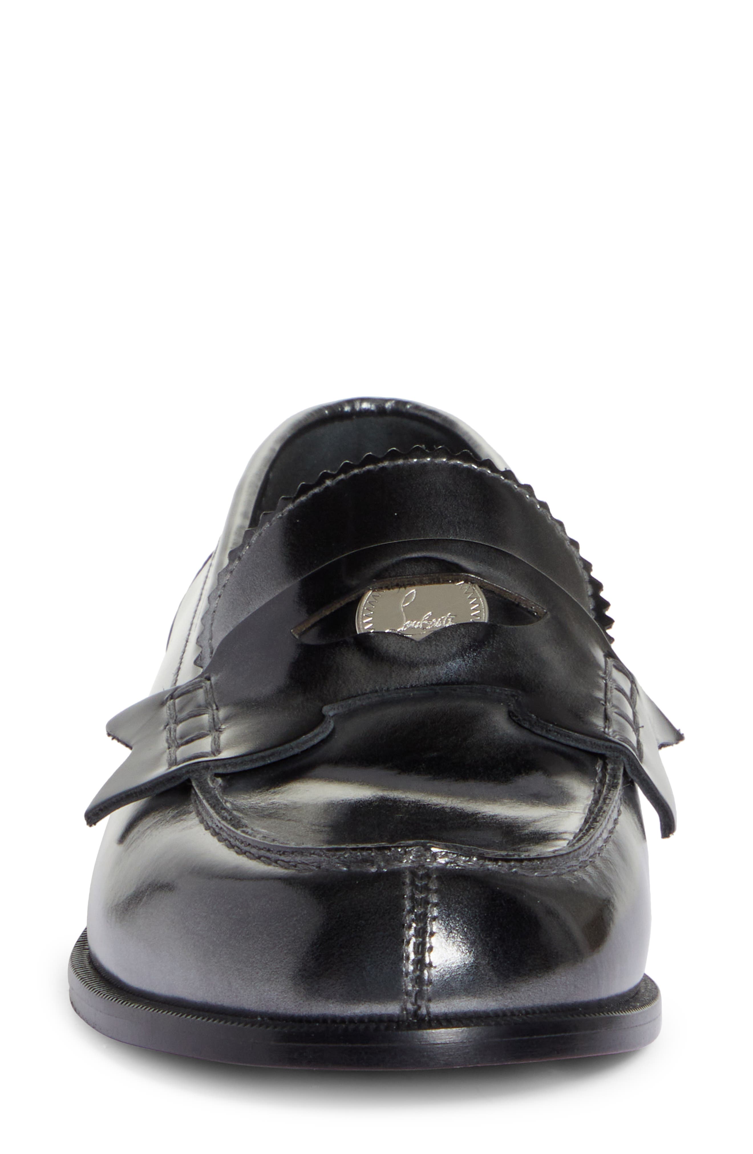 Christian Louboutin Airbrush Penny Loafer, Alternate, color, 
