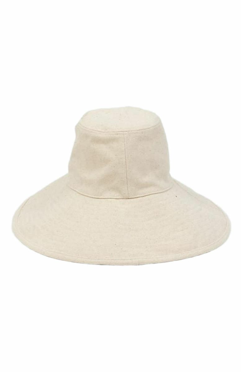 Hat Attack Livvy Canvas Sunhat, Main, color, Natural