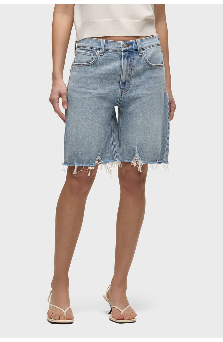 Hudson Jeans london low-rise long short, Main, color, Blue Eyes