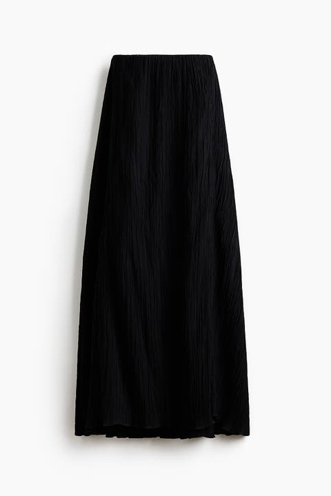 Crinkled Bandeau Dress