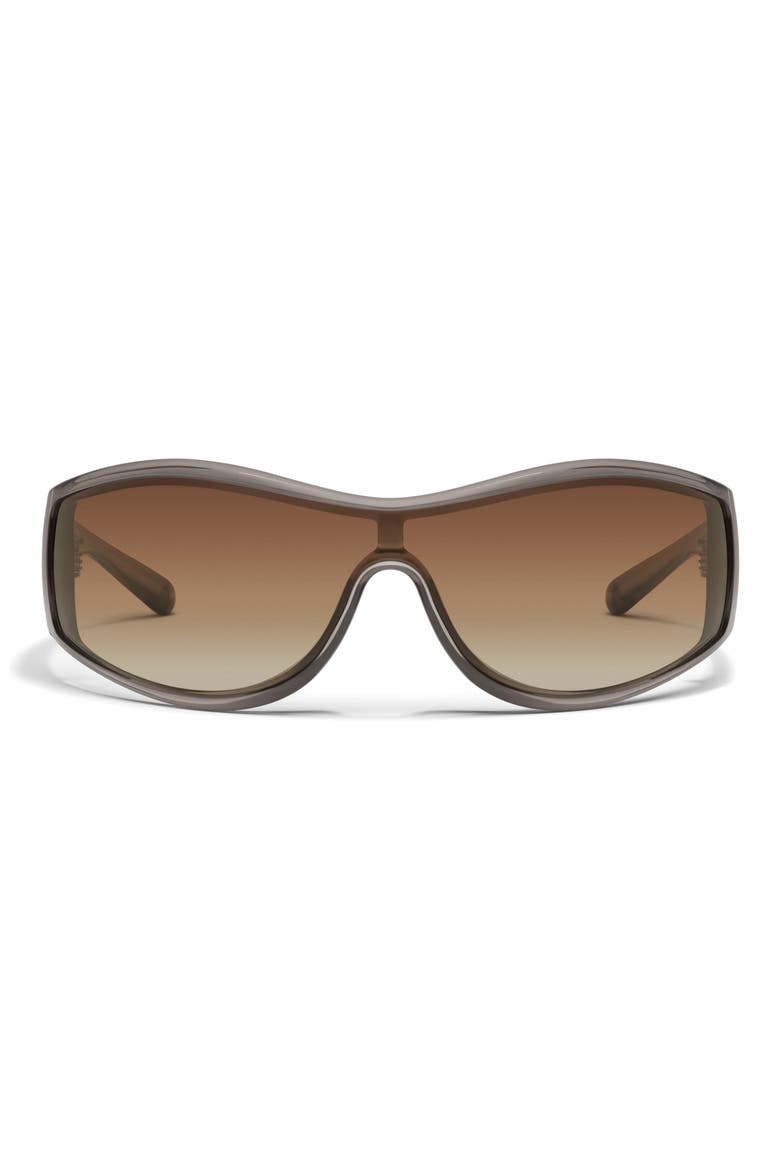 145mm Speed Dial Shield Gradient Sunglasses, Main, color, GRY/SEP