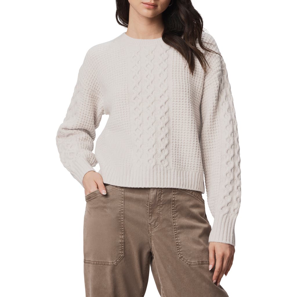 Splendid Celeste Cable Stitch Sweater In White