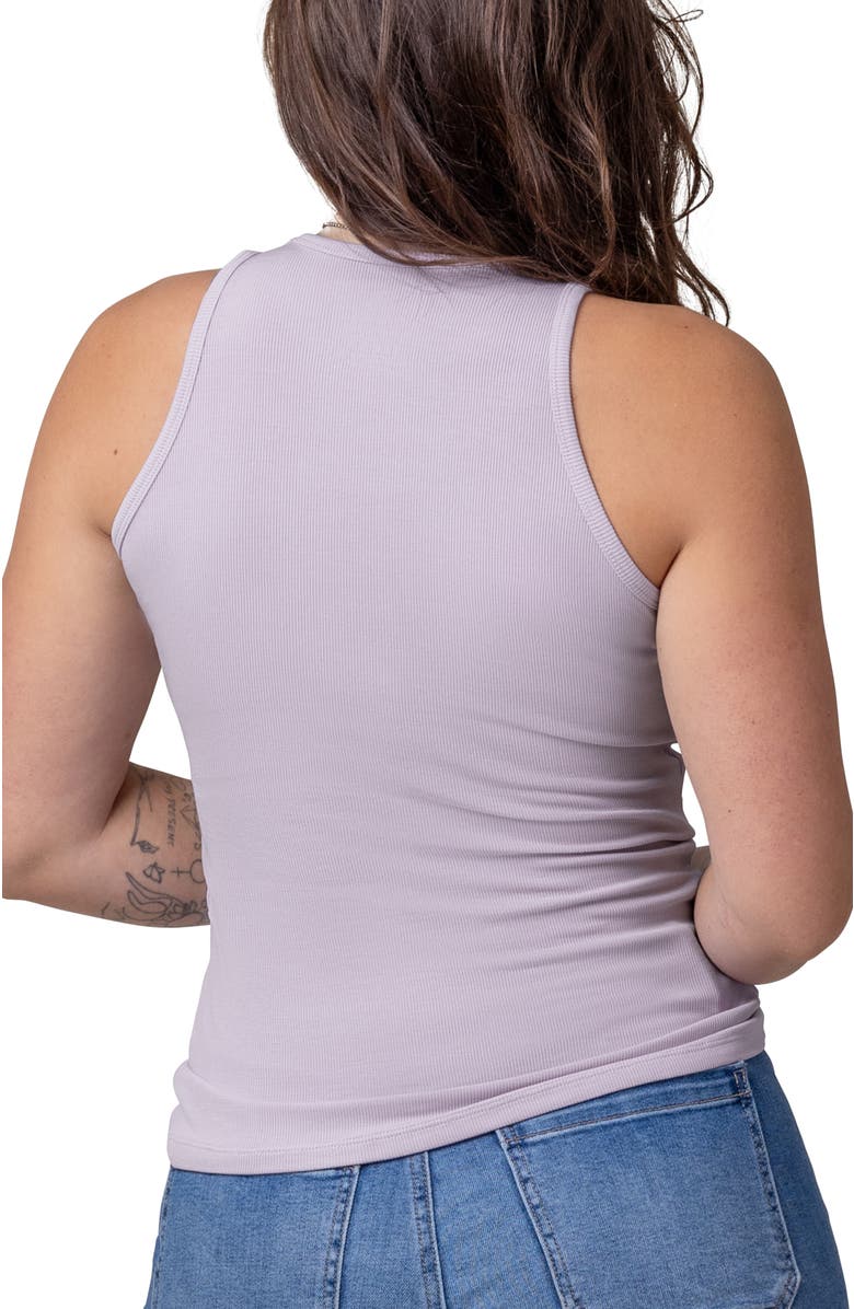Kindred Bravely Ribbed Racerback Nursing Tank, Alternate, color, Lavender Mist