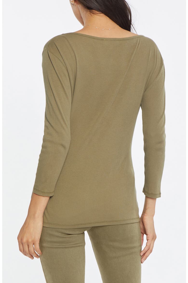 Rib Crewneck Top, Alternate, color, MOSS