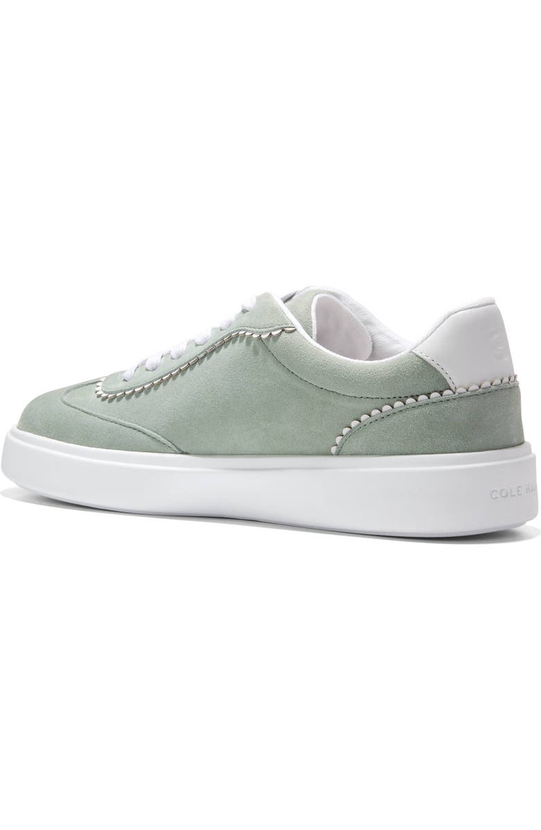 Cole Haan Grand Crosscourt Arlowe Sneaker, Alternate, color, Lily Pad Suede / White Suede