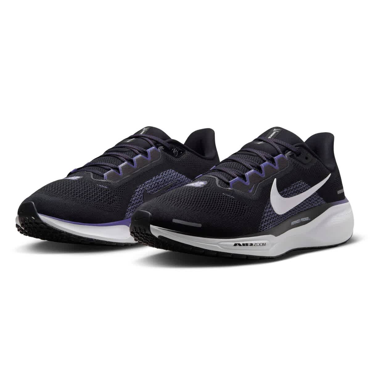 Nike Unisex Nike Black TCU Horned Frogs Zoom Pegasus 41 Running Shoes, Alternate, color, Black