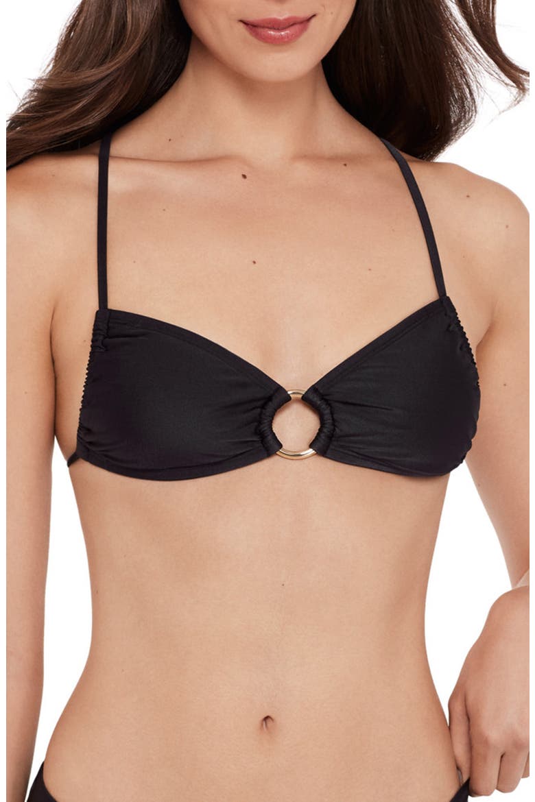 O-Ring Bikini Top, Main, color, RAVEN BLACK