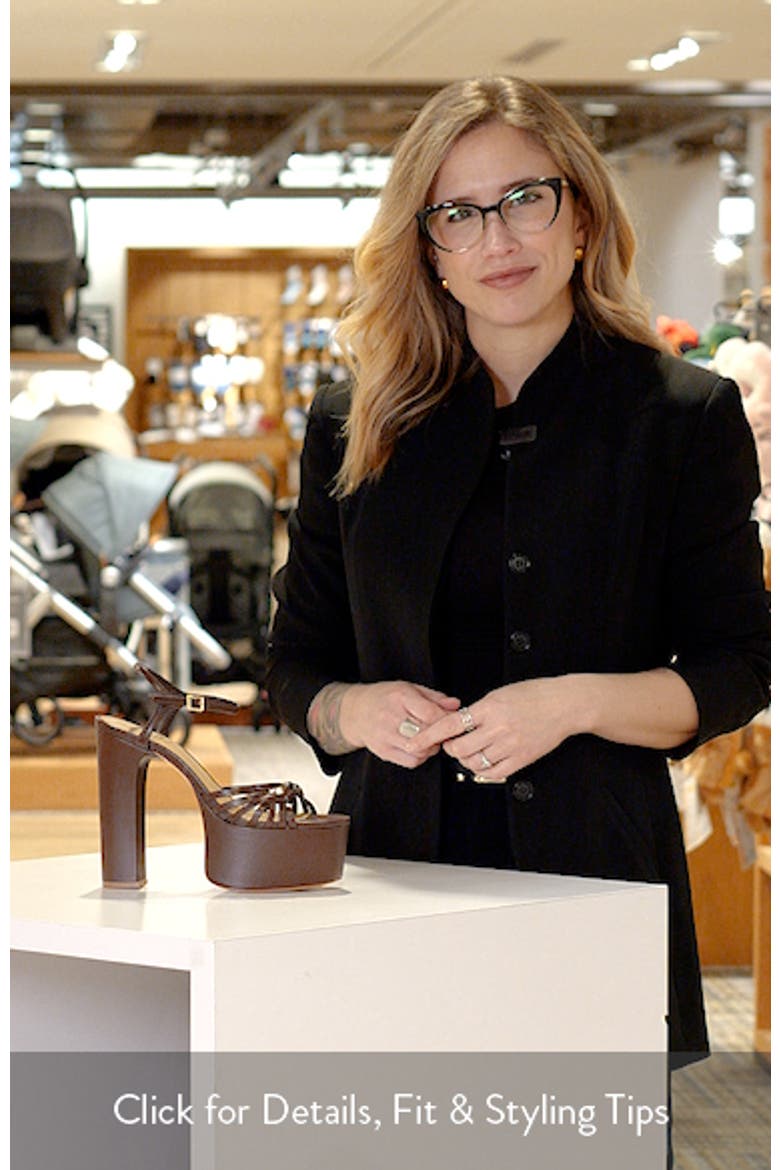 Tara Platform Ankle Strap Sandal video