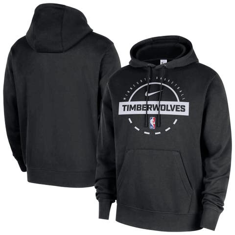 Men's Nike Black Minnesota Timberwolves 2025/26 Authentic Practice Club Pullover Hoodie