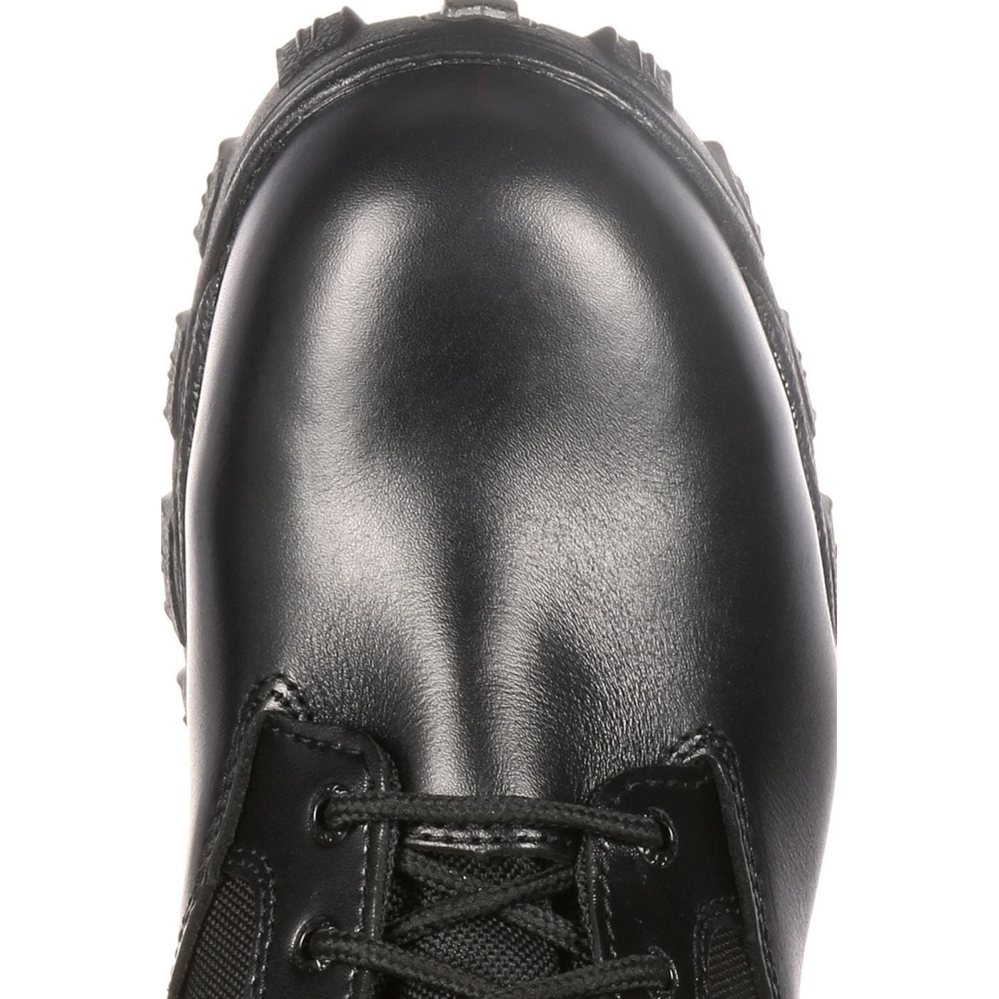 Zipper Composite Toe Public Service Boot, Alternate, color, BLACK
