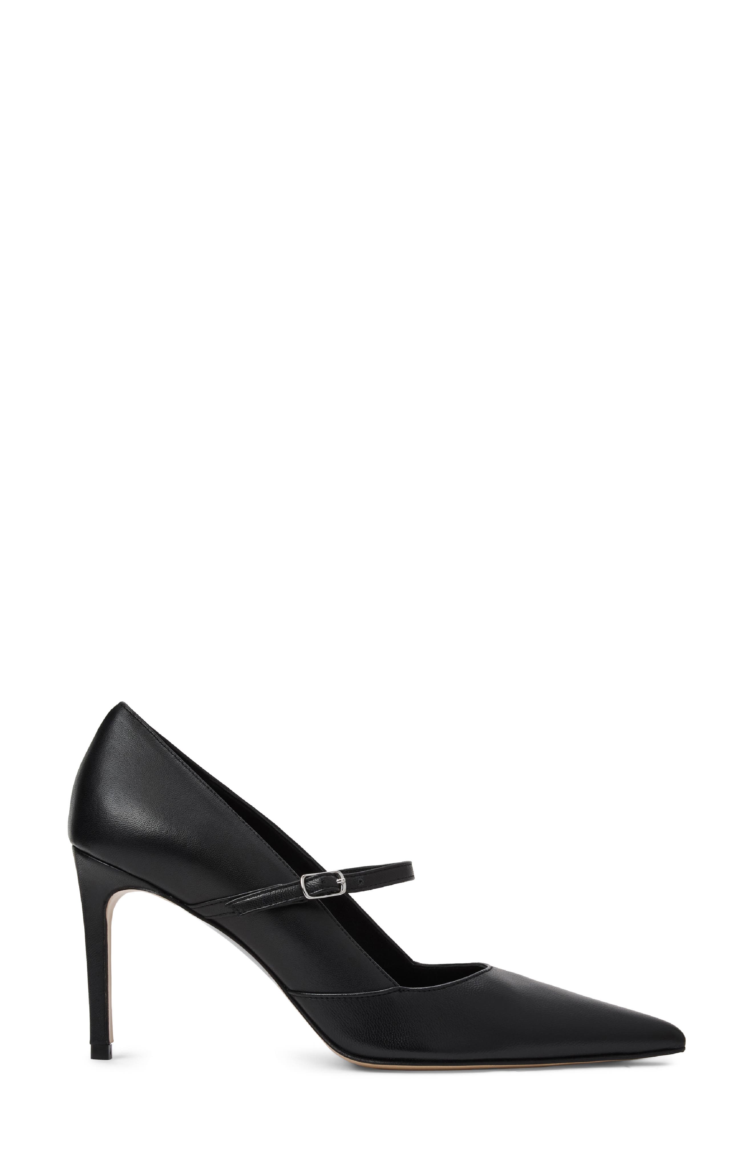 Bruno Magli Prima Pointed Toe Mary Jane Pump, Alternate, color, Black