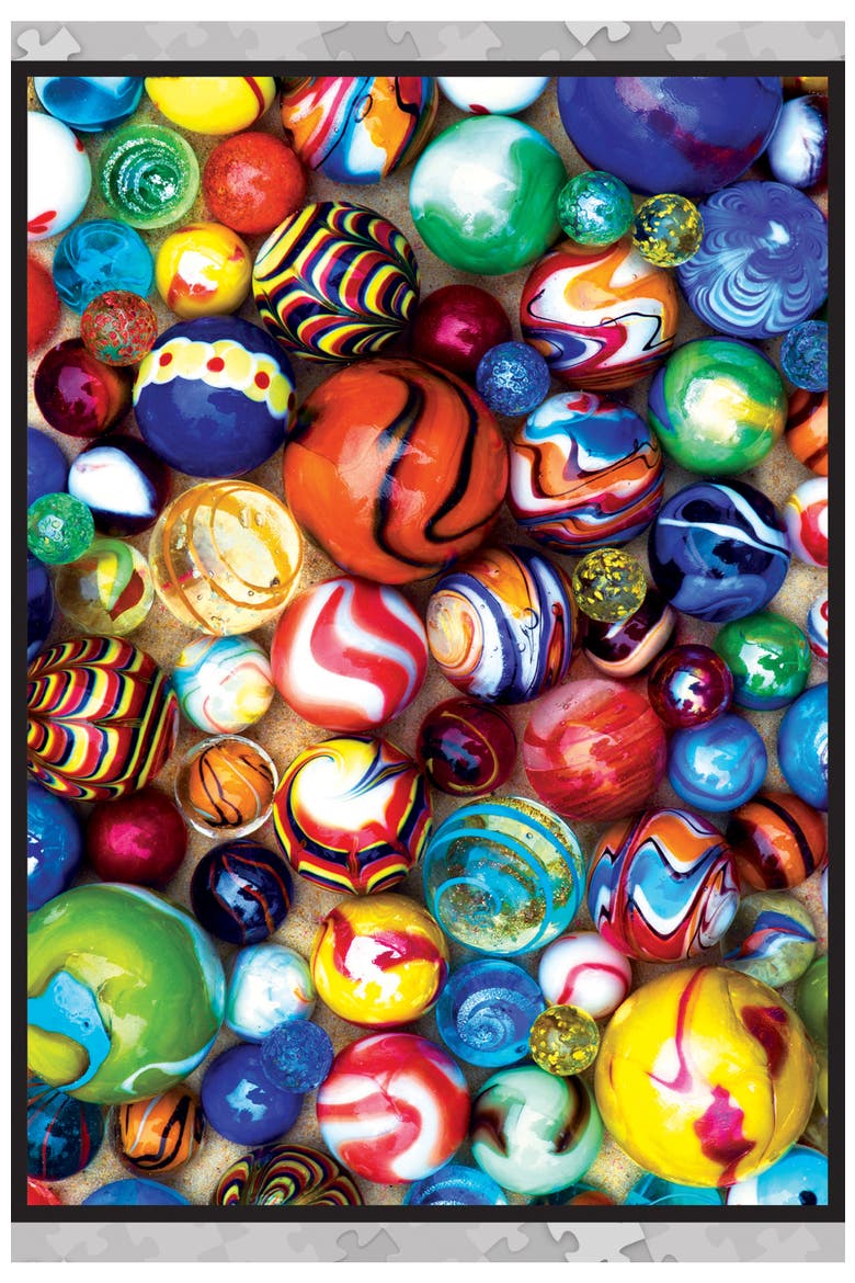 All My Marbles 1000 Piece Small Puzzle, Alternate, color, Multicolor